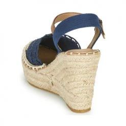 Chaussures Femme Sandales et Nu-pieds Tom Tailor DEB Marine -Sandales Soldes Boutique 18648219 500 E