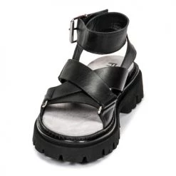 Chaussures Femme Sandales et Nu-pieds Fru.it 6757-100-NERO Noir -Sandales Soldes Boutique 18648850 500 C