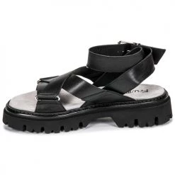 Chaussures Femme Sandales et Nu-pieds Fru.it 6757-100-NERO Noir -Sandales Soldes Boutique 18648850 500 D