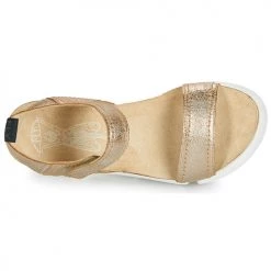 Chaussures Femme Sandales et Nu-pieds Fly London SENA Doré -Sandales Soldes Boutique 18649475 500 F