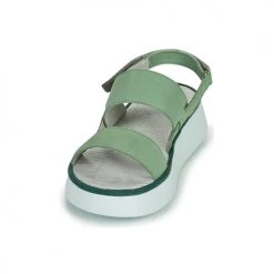 Chaussures Femme Sandales et Nu-pieds Fly London CURA Vert -Sandales Soldes Boutique 18649476 500 C
