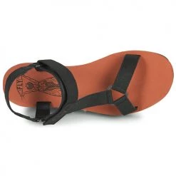 Chaussures Femme Sandales et Nu-pieds Fly London YEFA Noir -Sandales Soldes Boutique 18649479 500 F