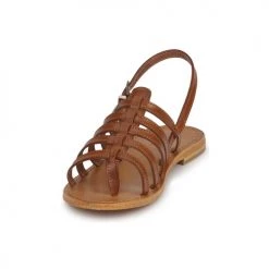 Chaussures Femme Sandales et Nu-pieds Les Tropéziennes par M Belarbi HERISSON Tan -Sandales Soldes Boutique 186494 500 C