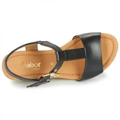 Chaussures Femme Sandales et Nu-pieds Gabor 6282457 Noir -Sandales Soldes Boutique 18655379 500 F