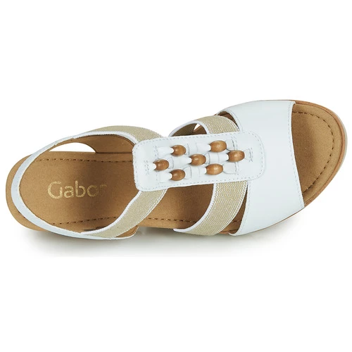 Chaussures Femme Sandales et Nu-pieds Gabor 6575021 Blanc 6 Chaussures Femme Sandales et Nu-pieds Gabor 6575021 Blanc – Image 6