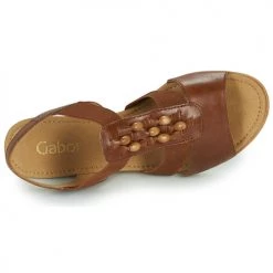 Chaussures Femme Sandales et Nu-pieds Gabor 6575024 Marron -Sandales Soldes Boutique 18655384 500 F