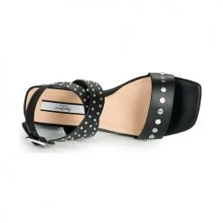 Chaussures Femme Sandales et Nu-pieds Pepe jeans ROMY STUDS Noir -Sandales Soldes Boutique 18668817 500 F