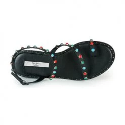 Chaussures Femme Sandales et Nu-pieds Pepe jeans HAYES ROAD Noir -Sandales Soldes Boutique 18668819 500 F