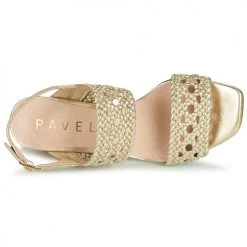 Chaussures Femme Sandales et Nu-pieds Ravel KIMIA Doré -Sandales Soldes Boutique 18669785 500 F