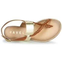 Chaussures Femme Sandales et Nu-pieds Ravel LUNA Doré / Camel -Sandales Soldes Boutique 18669789 500 F