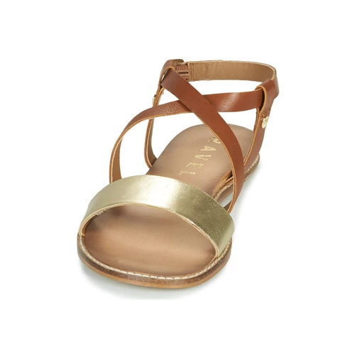 Chaussures Femme Sandales et Nu-pieds Ravel ASPEN Doré / Camel 3 Chaussures Femme Sandales et Nu-pieds Ravel ASPEN Doré / Camel – Image 3