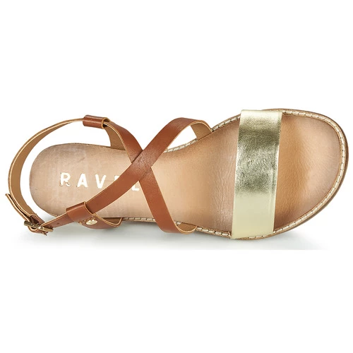 Chaussures Femme Sandales et Nu-pieds Ravel ASPEN Doré / Camel 6 Chaussures Femme Sandales et Nu-pieds Ravel ASPEN Doré / Camel – Image 6