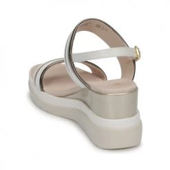 Chaussures Femme Sandales et Nu-pieds Lumberjack ELAINE Blanc / Beige -Sandales Soldes Boutique 18677621 500 E