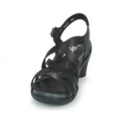 Chaussures Femme Sandales et Nu-pieds Art ALFAMA Noir -Sandales Soldes Boutique 18696117 500 C