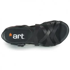 Chaussures Femme Sandales et Nu-pieds Art ALFAMA Noir -Sandales Soldes Boutique 18696117 500 F