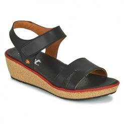 Chaussures Femme Sandales et Nu-pieds Art CAPRI Noir