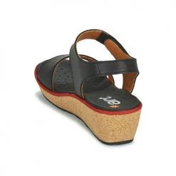 Chaussures Femme Sandales et Nu-pieds Art CAPRI Noir -Sandales Soldes Boutique 18696121 500 E