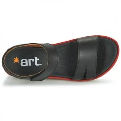 Chaussures Femme Sandales et Nu-pieds Art CAPRI Noir -Sandales Soldes Boutique 18696121 500 F