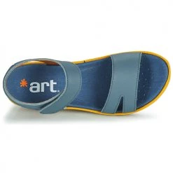 Chaussures Femme Sandales et Nu-pieds Art CAPRI Bleu -Sandales Soldes Boutique 18696123 500 F