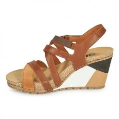 Chaussures Femme Sandales et Nu-pieds Art GUËLL Marron -Sandales Soldes Boutique 18696137 500 D