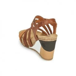Chaussures Femme Sandales et Nu-pieds Art GUËLL Marron -Sandales Soldes Boutique 18696137 500 E
