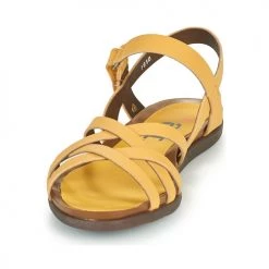 Chaussures Femme Sandales et Nu-pieds Art LARISSA Jaune -Sandales Soldes Boutique 18696156 500 C