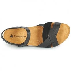 Chaussures Femme Sandales et Nu-pieds El Naturalista ZUMAIA Noir -Sandales Soldes Boutique 18697094 500 F