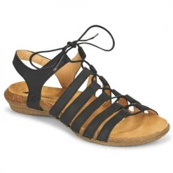 Chaussures Femme Sandales et Nu-pieds El Naturalista WAKATAUA Noir