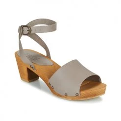 Chaussures Femme Sandales et Nu-pieds Sanita YARA Gris