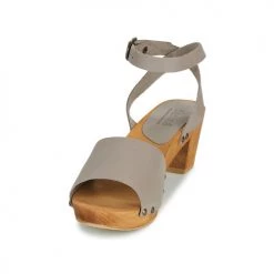 Chaussures Femme Sandales et Nu-pieds Sanita YARA Gris -Sandales Soldes Boutique 18704594 500 C