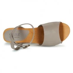 Chaussures Femme Sandales et Nu-pieds Sanita YARA Gris -Sandales Soldes Boutique 18704594 500 F