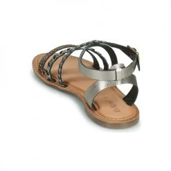 Chaussures Femme Sandales et Nu-pieds Kickers DIAPPO Bronze -Sandales Soldes Boutique 18722481 500 E