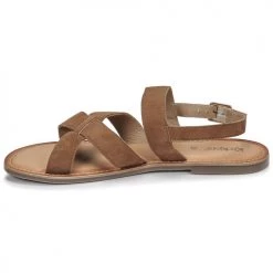 Chaussures Femme Sandales et Nu-pieds Kickers DIBA-2 Camel -Sandales Soldes Boutique 18722483 500 D