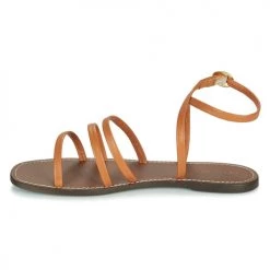 Chaussures Femme Sandales et Nu-pieds Kickers KICKNICE Camel -Sandales Soldes Boutique 18722494 500 D