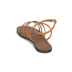 Chaussures Femme Sandales et Nu-pieds Kickers KICKNICE Camel -Sandales Soldes Boutique 18722494 500 E