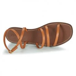 Chaussures Femme Sandales et Nu-pieds Kickers KICKNICE Camel -Sandales Soldes Boutique 18722494 500 F