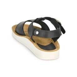 Chaussures Femme Sandales et Nu-pieds Kickers ODILOO Noir -Sandales Soldes Boutique 18722498 500 E