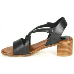Chaussures Femme Sandales et Nu-pieds Kickers VOLUBILIS Noir -Sandales Soldes Boutique 18722507 500 D