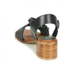 Chaussures Femme Sandales et Nu-pieds Kickers VOLUBILIS Noir -Sandales Soldes Boutique 18722507 500 E