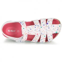 Chaussures Fille Sandales et Nu-pieds Kickers SUMMERTAN Rose -Sandales Soldes Boutique 18722914 500 F