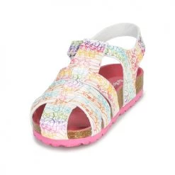 Chaussures Fille Sandales et Nu-pieds Kickers SUMMERTAN Blanc -Sandales Soldes Boutique 18722915 500 C