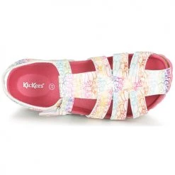 Chaussures Fille Sandales et Nu-pieds Kickers SUMMERTAN Blanc -Sandales Soldes Boutique 18722915 500 F