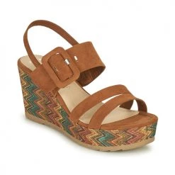 Chaussures Femme Sandales et Nu-pieds Marco Tozzi CONIA Cognac