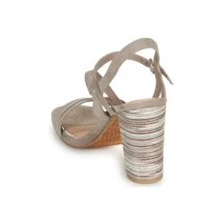 Chaussures Femme Sandales et Nu-pieds Marco Tozzi BALEINA Beige -Sandales Soldes Boutique 18723354 500 E