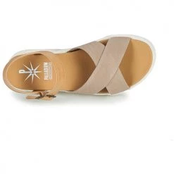 Chaussures Femme Sandales et Nu-pieds Palladium EGO SANDALES 03 Beige -Sandales Soldes Boutique 18723558 500 F