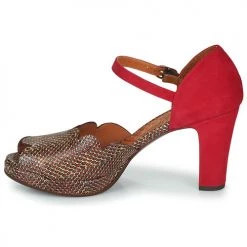 Chaussures Femme Sandales et Nu-pieds Chie Mihara NADILA Rouge -Sandales Soldes Boutique 18725220 500 D