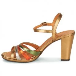 Chaussures Femme Sandales et Nu-pieds Chie Mihara ADIEL Doré -Sandales Soldes Boutique 18725224 500 D