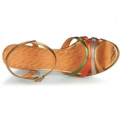 Chaussures Femme Sandales et Nu-pieds Chie Mihara ADIEL Doré -Sandales Soldes Boutique 18725224 500 F