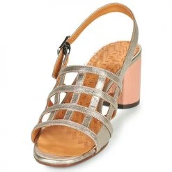 Chaussures Femme Sandales et Nu-pieds Chie Mihara HUNI Argenté -Sandales Soldes Boutique 18725230 500 C