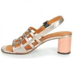 Chaussures Femme Sandales et Nu-pieds Chie Mihara HUNI Argenté -Sandales Soldes Boutique 18725230 500 D